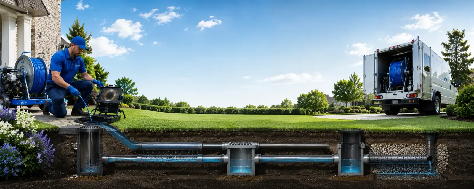 Outdoor drain cleaning information for Opolis, KS